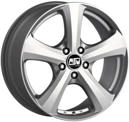 Janta aliaj MSW 19 W Full Silver 6.5x15 5x108 ET45